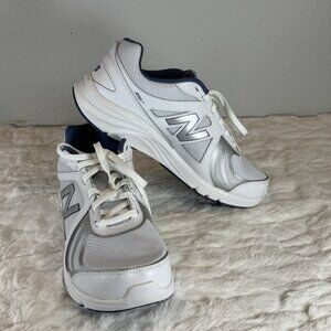 New Balance Womens 496 WW496WB3 White Running Shoes Sneakers Size 11